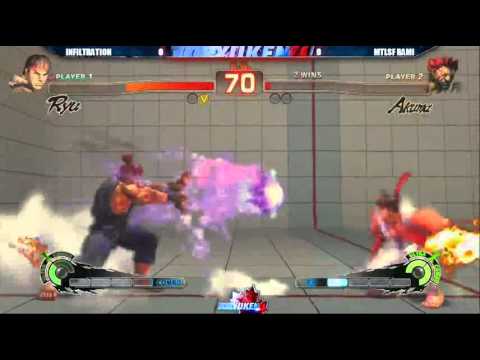 USF4 Toryuken 4 - INFILTRATION [Ryu] vs MTLSF RAMI [Akuma]