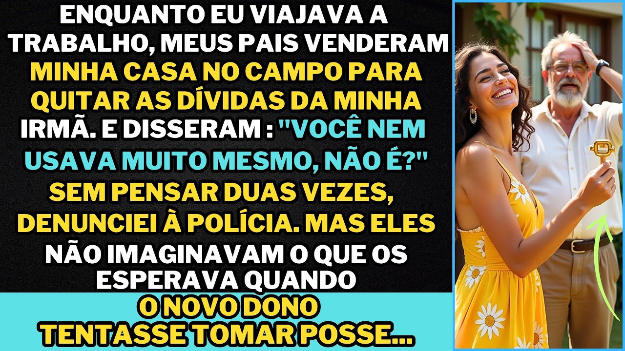 "Meus pais venderam minha casa de campo para quitar a dívida da minha irmã, mas ficaram em choque ao