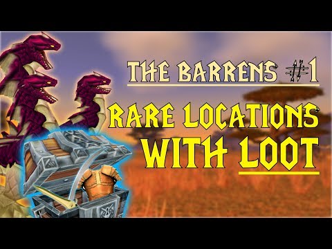 WoW Classic - Rare Mob Locations + UNIQUE LOOT - The Barrens (Part 1)