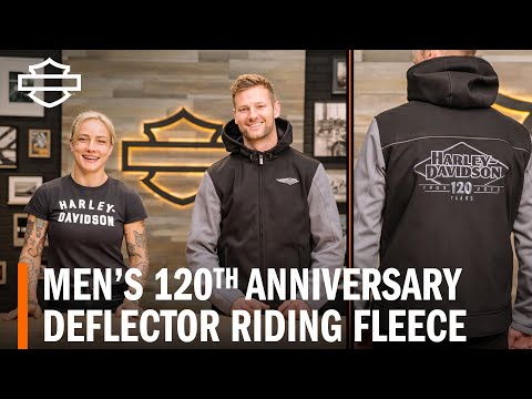 Harley-Davidson Men's 120th Anniversary Deflector Riding Fleece