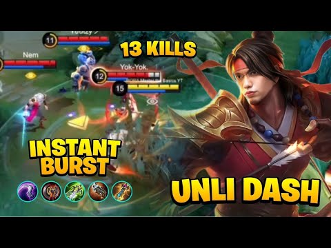 New Unli Dash + Burst YSS | Yi Sun Shin Gameplay | MLBB