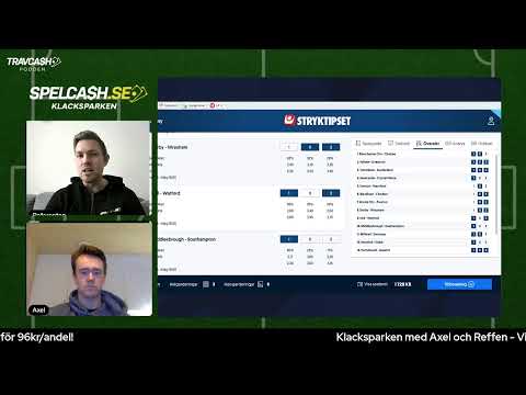 Livesändning inför Stryktipset - Klacksparken!