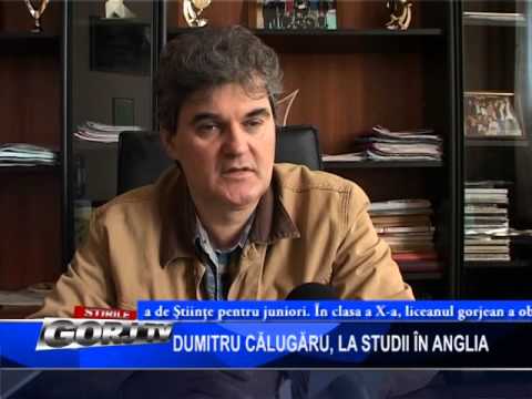 DUMITRU CALUGARU, LA STUDI IN ANGLIA