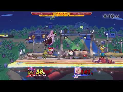 PFG Reborn 3: DGL (C. Falcon) vs. Marathon (Robin/Shulk) - SSB4 Singles Losers Semis