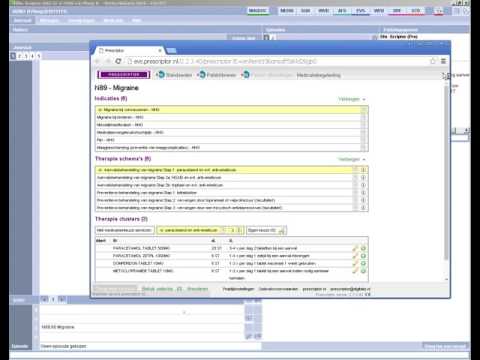 Gebruik Prescriptor (EVS) in Bricks Huisarts