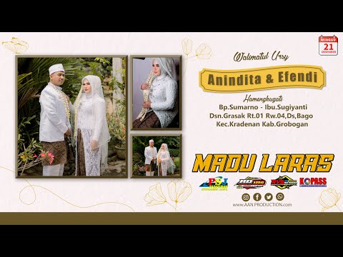 Live Pernikahan "ANINDITA & EVENDI" - Madu Laras Karawitan - RD Audio 02 - Aan Production