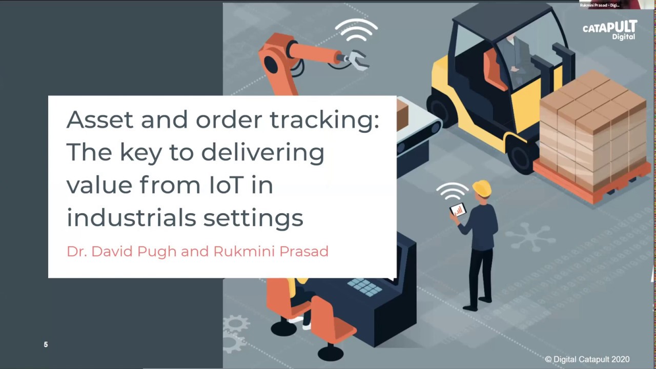 Asset and order tracking in manufacturing; exploring the value of IoT to your business
