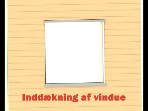 Inddækning omkring vindue