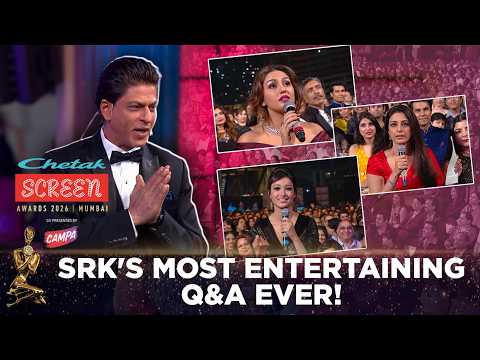 SRK Ke Fun-Filled Interaction Ne Audience Ka Jeeta Dil | Screen | #ChetakScreenAwards