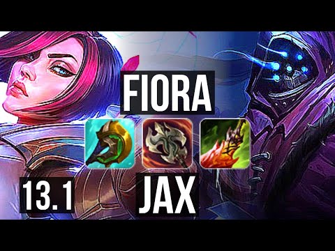 FIORA vs JAX (TOP) | Legendary, 14/2/5, 1000+ games, 1.0M mastery | EUW Grandmaster | 13.1