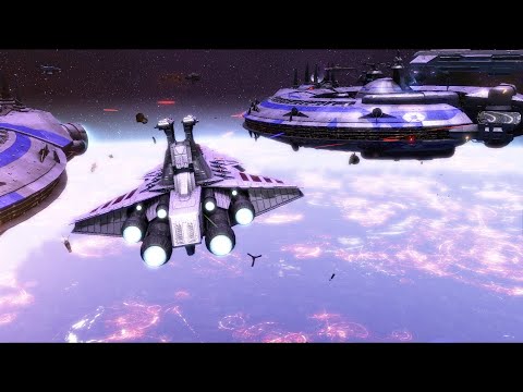 Empire at War - Massive Space Battle Over Coruscant - Republic vs CSI
