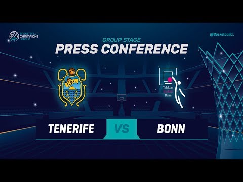 Iberostar Tenerife v Telekom Baskets Bonn - Press Conference - Basketball Champions League 18-19