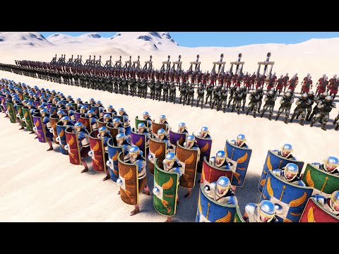 35,000 Persians Vs Romans, Archer, Modern Soldiers & Catapult  Ultimate Epic Battle Simulator UEBS