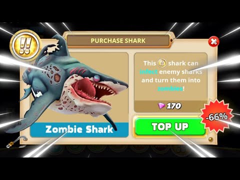 GET ZOMBIE SHARK 66% OFF ( NEW JAWSOME DISCOUNT) - Hungry Shark World