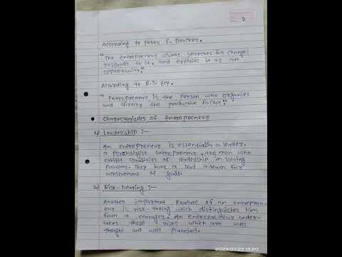 Define the Entrepreneur and Characteristics.