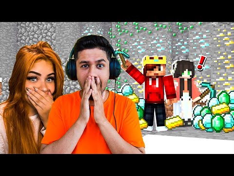 AMANDA E RAFAEL FICARAM RICOS NO MINECRAFT (MINERAÇÃO DE 40 MINUTOS) - EPISÓDIO 14