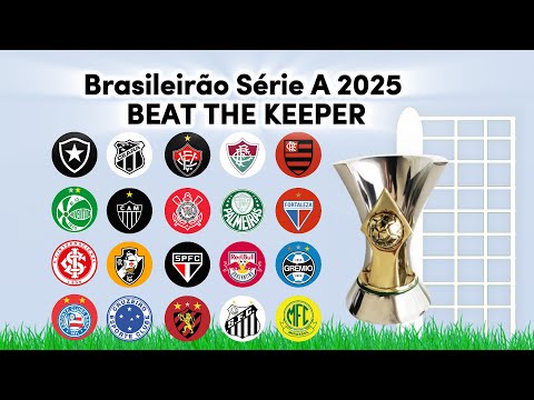 Beat The Keeper - Brasileirão - Brazil Série A 2025 Football Marble Race