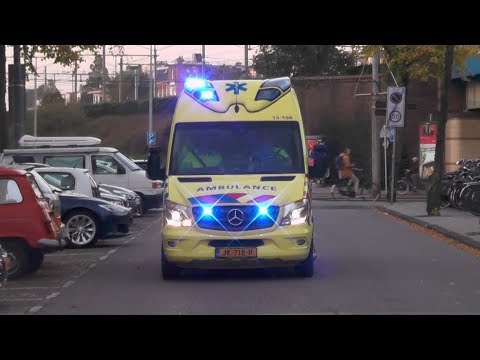 A1, Otaris Ambulance 13-108 Amsterdam [Post West] naar melding in Amsterdam