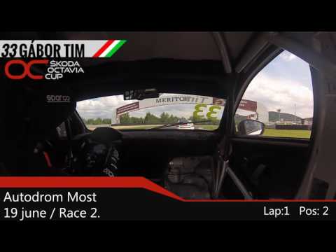 Tim Gábor, Autodrom Most Race 2 Onboard, Skoda Octavia Cup