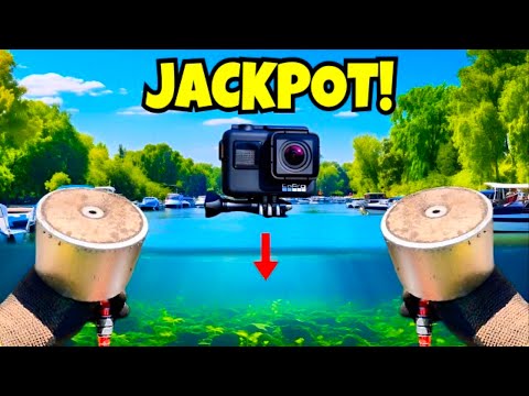 Dropping GoPro & Giant Magnet Into Biggest Jackpot EVER