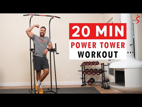 20 Min Power Tower Workout | Total Upper Body Strength at Home