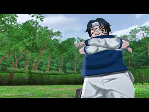 Naruto Uzumaki Chronicles 2 Using Sasuke Uchiha SECRET JUTSUS + Curse Mark Textures
