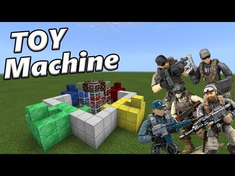 How to Make a TOY MACHINE | Minecraft PE Redstone Creation