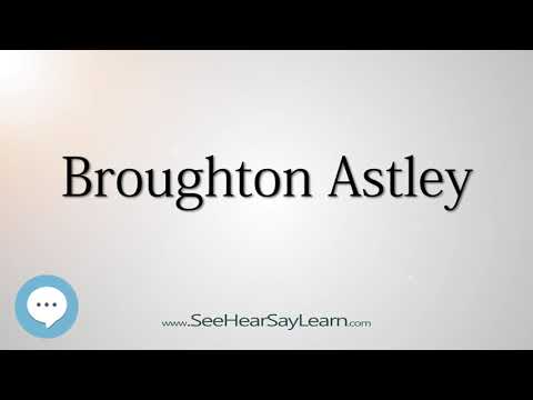 Broughton Astley (How to Pronounce Cities of the World)💬⭐🌍✅