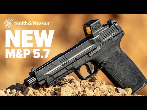 NEW FOR 2023: Smith & Wesson®'s latest edition to the M&P® line, the M&P®5.7. Chambered in the high-velocity, flat-shooting center-fire 5.7x28mm, the M&P®5.7 features our new TEMPO® barrel system, a lock-breech two-part barrel with a proprietary gas system to enhance the reliability of extracting and cycling. The M&P®5.7 is loaded with new features including a 1/2x28 threaded barrel to mount a muzzle device or suppressor, optics-cut slide, crisp & light single-action with flat-face trigger, forward serrations & lightening cuts, optics-cut slide, improved grip texturing, and pic-rail. Learn more: https://sw-inc.co/MP57 As gun builders and Americans, Smith & Wesson® is dedicated to your freedom and the security and promise of the Second Amendment. Subscribe to our Channel: https://sw-inc.co/YouTube Smith & Wesson M&P®5.7 Official Launch Video | Smith & Wesson® #SmithAndWesson #MP57 #FiveSeven
