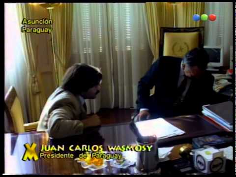 Figuretti buscando al Presidente Wasmosy - Videomatch 1997