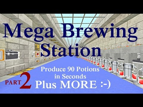K1 Inc. - Minecraft tutorial : Mega Brewing Station Part 2 (Playstation, Xbox & PC)