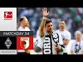 Stindl Farewell With A Win | Borussia M'gladbach - FC Augsburg | Highlights | MD 34 Bundesliga 22/23