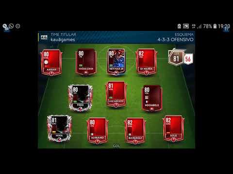 Joguei Fifa mobile  pela primeira vez