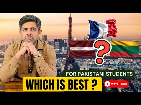 Study in Europe without IELTS 2026 | Lithuania vs France vs Latvia | Which Country Is Best?