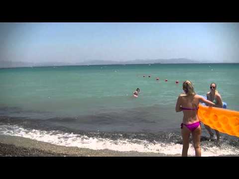 Arash sweem in Kos beach