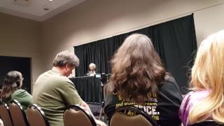 Nichelle Nichols and Maria Mummert