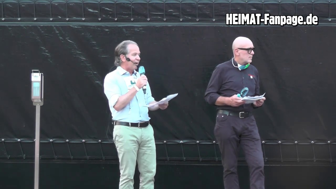 Eröffnung der Heimat Europa Filmfestspiele in Simmern (9. August 2020) (u.a. Edgar Reitz)