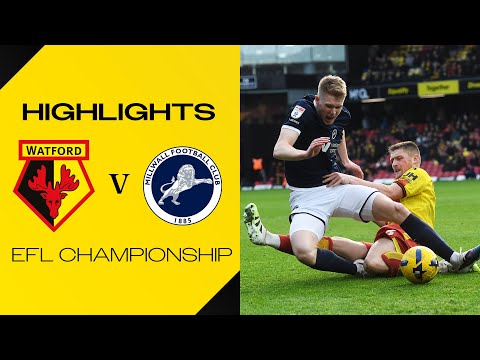 Watford 0-2 Millwall | Short Highlights