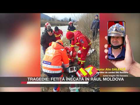 Tragedie: Fetiță înecată în râul Moldova