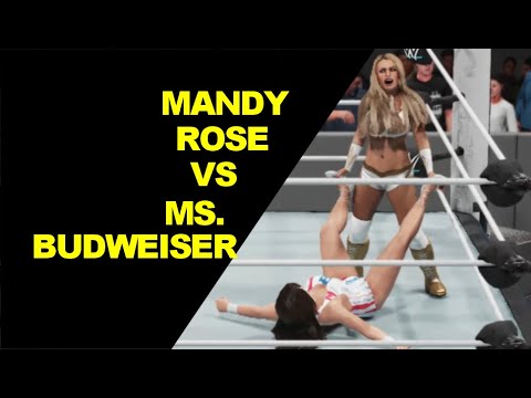 WWE 2K19 Mandy Rose vs Ms. Budweiser - Classic Universe Match