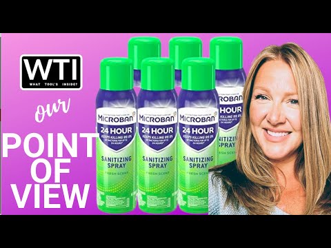 Microban 24 Hour Sanitizing Spray - WTI product video review