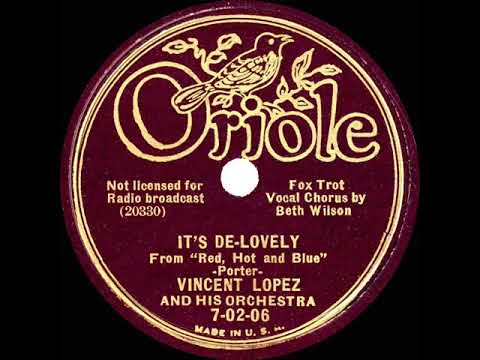 1936 Vincent Lopez - It’s De-Lovely (Beth Wilson, vocal)