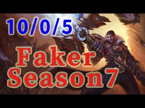 SKT T1 Faker Jayce MID vs Galio Patch 7.17