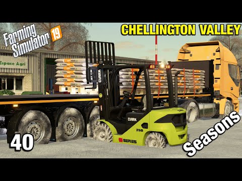 NEW FORKLIFT Chellington Valley Timelapse - FS19 Ep 40