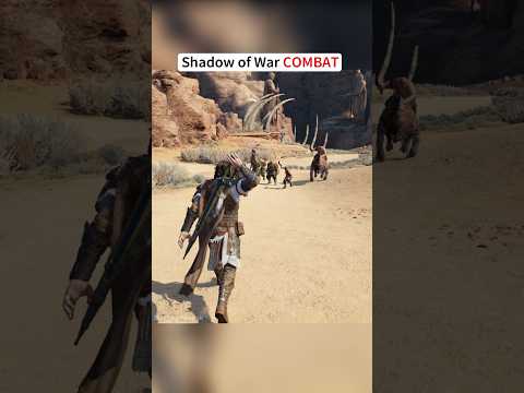 Shadow of War combat is beautiful