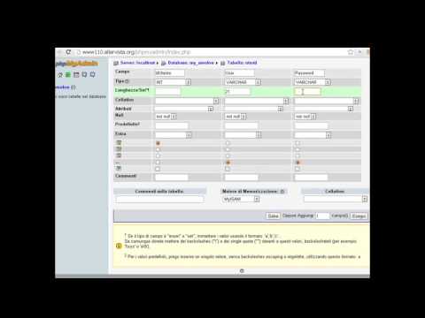 Video corso PHP + MYSQL - Lezione 3 Demo - www.corsi-online.it