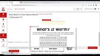 Showing your work for worksheets in CTLS Assignments