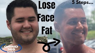 How to Lose Face Fat for Men | 5 Steps to Lose Double Chin & Lose Chubby Cheeks