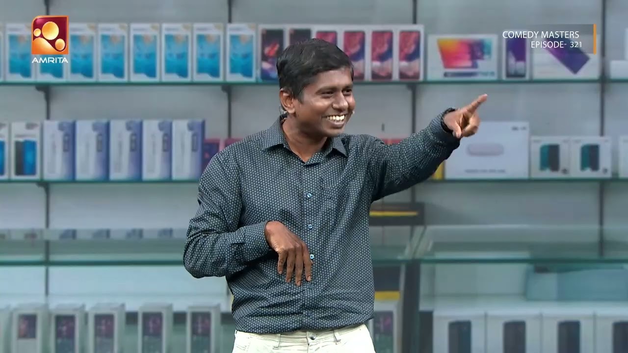 മൊബൈൽ കഥകളിൽ കൈയ്യടി നേടി നെൽസൺ! | Comedy Masters| Ep 321