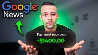 Earn $1400 PER DAY from Google News (FREE)- How to COPY-PASTE and Make Money from Google 2022